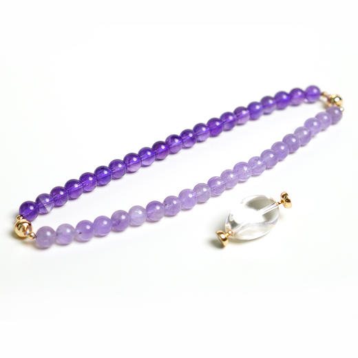 Crystal Soul 紫水晶百变磁吸扣项链手链 商品图2