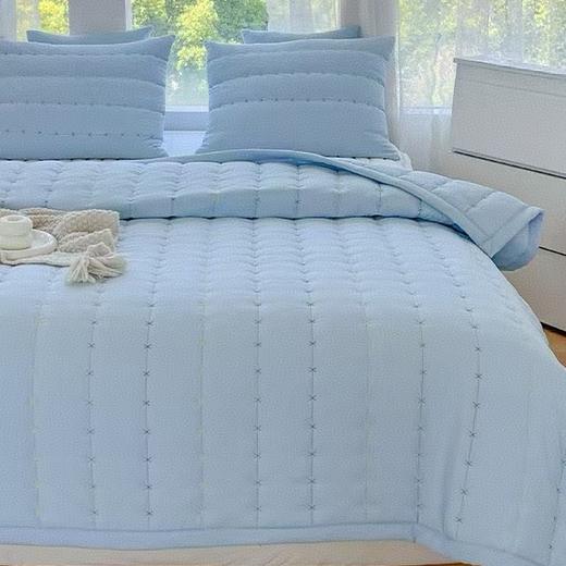 开诚2025新款心有千千结春秋被 马卡龙颜色可机洗柔软舒适耐用秋被 商品图2