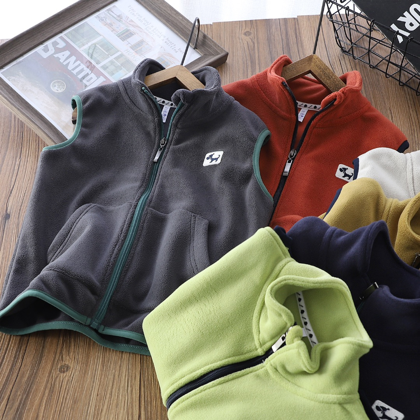 110-170预售校服神器爆款奥利绒保暖马甲