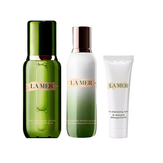 春季焕新【全球购】【礼盒礼袋】La Me海蓝之谜精萃水150ml+海蓝之谜精萃乳液125ml+海蓝之谜洗面奶30ml 商品图9