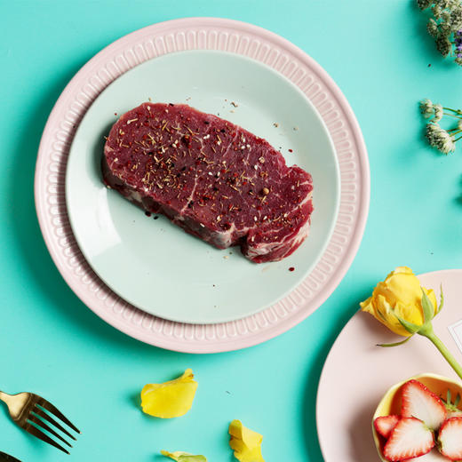 赤豪 草饲36个月精养 安格斯无拼接整切西冷沙朗100克*8（送刀叉+胡椒+海盐碎） 商品图1