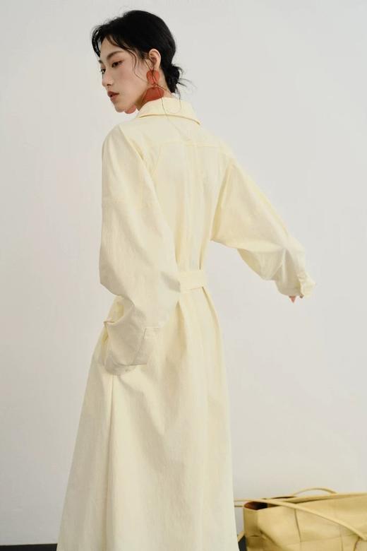 Kai & Kiera 杏色简约设计感衬衫连衣裙 21276 商品图8