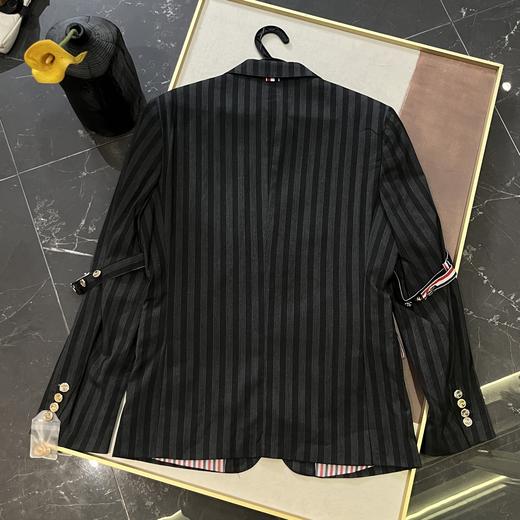 T&B袖箍条纹羊毛西装外套 商品图12