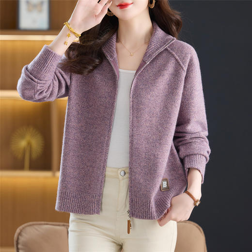 立领夹克上衣，休闲棒球服CC-10-6637 商品图0