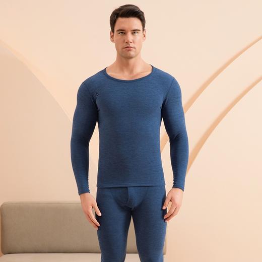 【升温科技❗羊绒蚕丝套装】羊绒+蚕丝保暖打底套装，没有静电尴尬，软糯吸湿保暖，双面磨毛柔暖不闷，秋衣秋裤套装内衣男女情侣秋冬线衣线裤百搭打底衫QQ 商品图6
