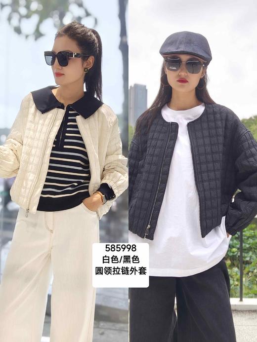 585598秋款 上新 圆领拉链外套 商品图0