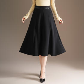 「自」全新升级【铂金会员174/天猫229/差价55】(52147)洛诗琳新款百搭垂感半身裙2025秋季修身显瘦通勤高腰A字裙