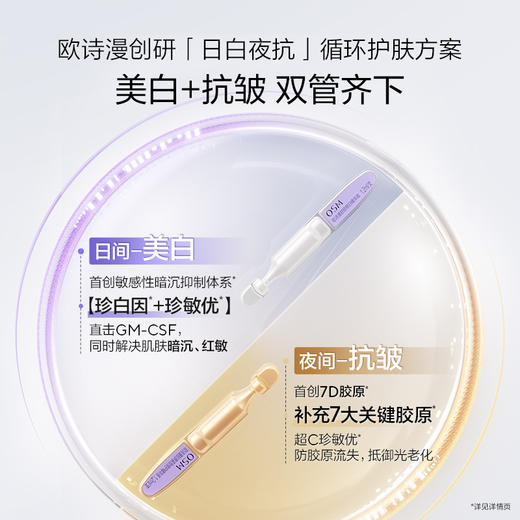 【到手80支+赠非遗手提包】欧诗漫第二代安心小白管30支*1盒+胶原小金管30支*1盒+赠：同款2.0安心小白管5支*2+胶原小金管5支*2+清润舒缓面膜2片 商品图1