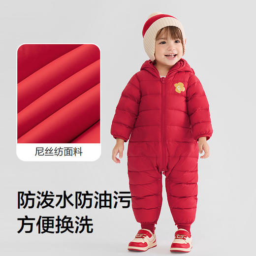巴拉巴拉儿童轻薄羽绒服男女童冬季连体衣2025新款造型可爱时尚萌 商品图3