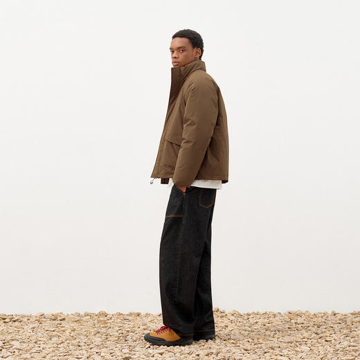 714street高蓬90白鸭绒防水羽绒服男款2025冬季潮牌宽松保暖外套 商品图2