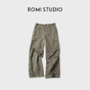 ROMI STUDIO“美式工装”多口袋平纹撞色抽拉腰头工装裤RWCAXY5149 商品缩略图2