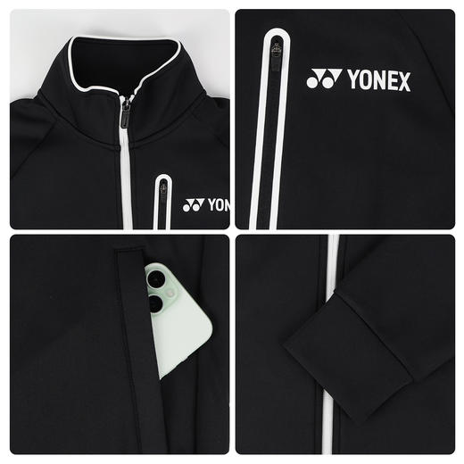 尤尼克斯 男款/女款 训练系列 修身版 运动上衣 1501125BCR/2501125BCR 商品图5