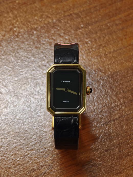 TB97-CHANEL方糖手表石英表女 金表壳 黑色表盘黑色表带（SH） 商品图0