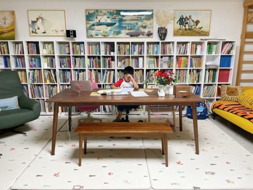 【1.6米，1.8米，2米可选】丹妈独家定制-美国进口FAS级-实木大桌子 北美进口FAS高端材质 商品图0