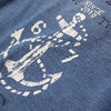 ROMI STUDIO“航海记述”特染竹节棉复古蓝印花短袖T恤RWCAST6257 商品缩略图3