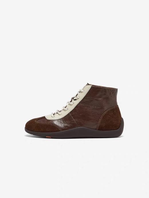 【云粉节】【拔佳】BF楼Bata羊皮书德训鞋女26春款软底复古休闲板鞋拳击靴女ALI59AM6     吊牌价1059  活动价699 商品图1