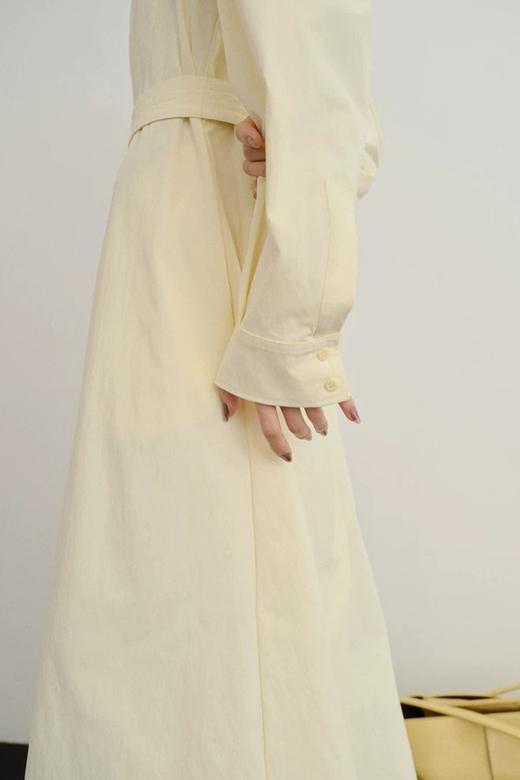 Kai & Kiera 杏色简约设计感衬衫连衣裙 21276 商品图4