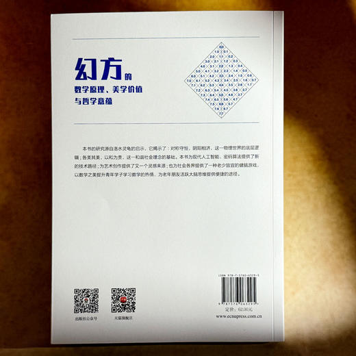 幻方的数学原理 美学价值与哲学意蕴 数学幻方科普图书 初等算术 陈玉琨 商品图2