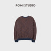 ROMI STUDIO“碰撞规律”德国织机环保棉质条纹套头卫衣RWCAST6249 商品缩略图2