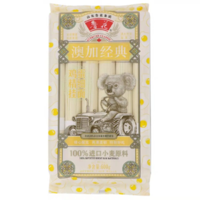 【超市】鲁花澳加经典精细鸡蛋挂面600g