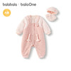 巴拉巴拉balaOne婴儿连体衣2025新款冬季宝宝爬服仿羊羔毛造型萌 商品缩略图4