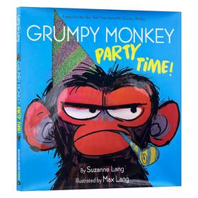 暴躁的猴子派对时间到了 英文原版 Grumpy Monkey Party Time 儿童英语绘本 英文版进口原版书籍 Suzanne Lang