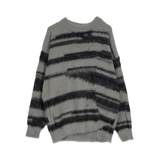 潮流条纹套头毛衣-纪念日百货门店同款166196066 商品图4