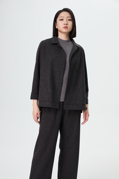 【爆款】水淼2025秋冬新款大气时尚休闲摇绒开衫外套1783