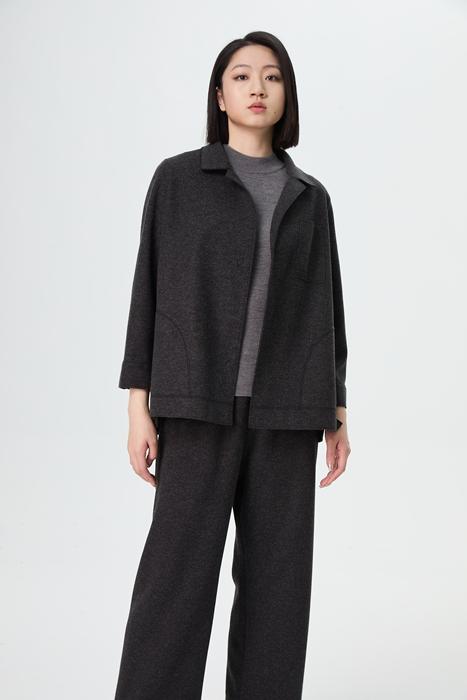 【爆款】水淼2025秋冬新款大气时尚休闲摇绒开衫外套1783 商品图0