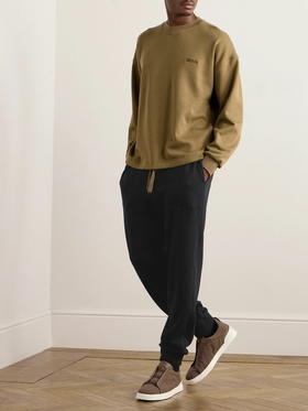 E.Z 25秋季款 毛圈束口长裤 WK824