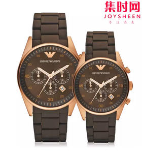 原单   阿玛尼 情侣对表 Ar5890/5891
机芯：进口石英机芯
表壳：316L精钢
表镜：矿物质强化玻璃