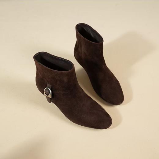 【云粉节】BF楼Westory冬季老钱风宽筒猫跟小短靴 商品图2