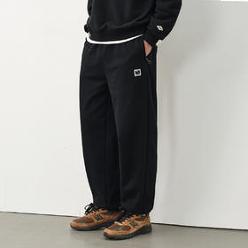 714street加绒束脚休闲裤美式运动灰色卫裤男款2025冬季直筒长裤