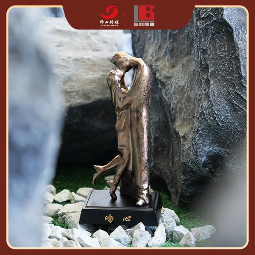 吻心·一吻倾心陶艺摆件 佛山传媒X柏林艺术馆 潘柏林大师创作 带礼盒证书底座 商品图1