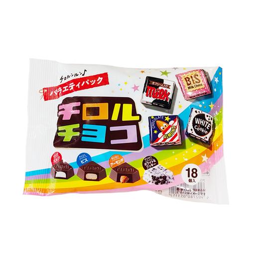 日本松尾袋装多彩什锦代可可脂巧克力(18粒装) 商品图0