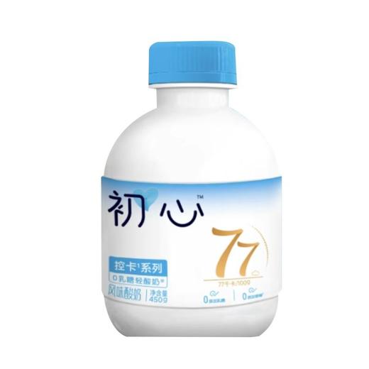 新希望南山 初心控卡0乳糖原味轻酸奶 450g/瓶 商品图0