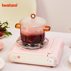 岩谷（Iwatani）便携卡式炉户外露营野餐装备家用燃气灶火锅炉具樱花粉 岩谷便携卡式炉ZLL-1