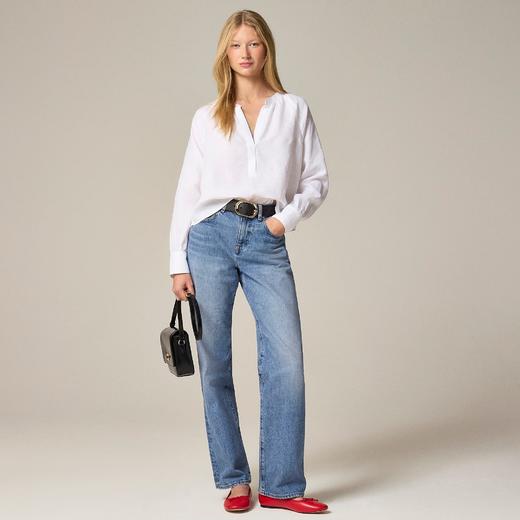 3折！Jcrew 超值亚麻长袖上衣 多色只要￥280直邮到手 商品图8