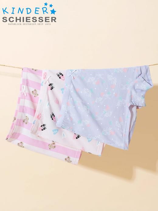 【经典莫代尔印花】SCHIESSER德国舒雅女童莫代尔面料平角小裤3F/25281T 商品图1