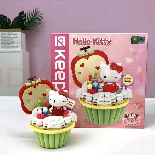 helloKitty三丽欧凯蒂猫蛋糕杯呆萌玩具模型女生拼装桌面摆件礼物bj 商品图1