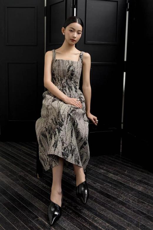 ANSUABEL 国风吊带气质收腰连衣裙 18745 商品图2