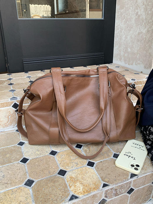 【GZ】无忧购 潮酷手提旅行包包韩版休闲托特包大容量斜挎行李包D8786（截单后3-5天发货） 商品图3