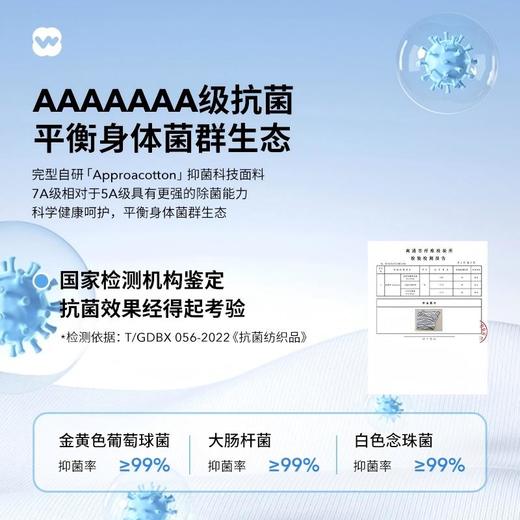 【7A抑菌“0”感 细腻柔软亲肤】完型50S高支莫代尔平角内裤(5条装) 商品图4