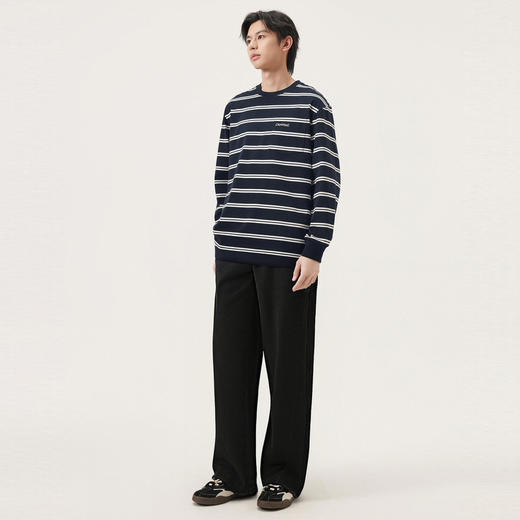 gxg.jeans男装冬季直筒针织直筒长裤  日常通勤简约舒适休闲裤J24X024181 商品图3