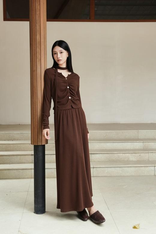 Le Malene 优雅气质风褶皱套装裙 21212 商品图0