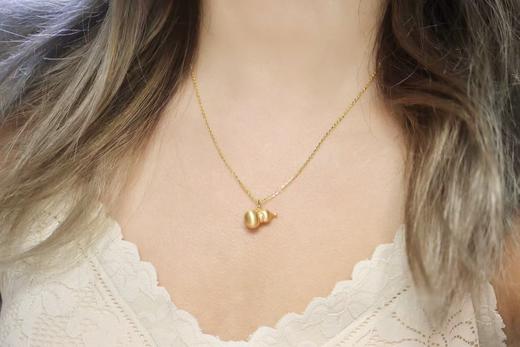 【赠品】18k金葫芦项链（下单送银链）CR 商品图0