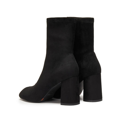 【云粉节】【思加图】BF楼思加图2025新款黑色显瘦时装靴弹力靴瘦瘦靴中靴高跟靴女H8088, 吊牌价1790，活动价1358 商品图5