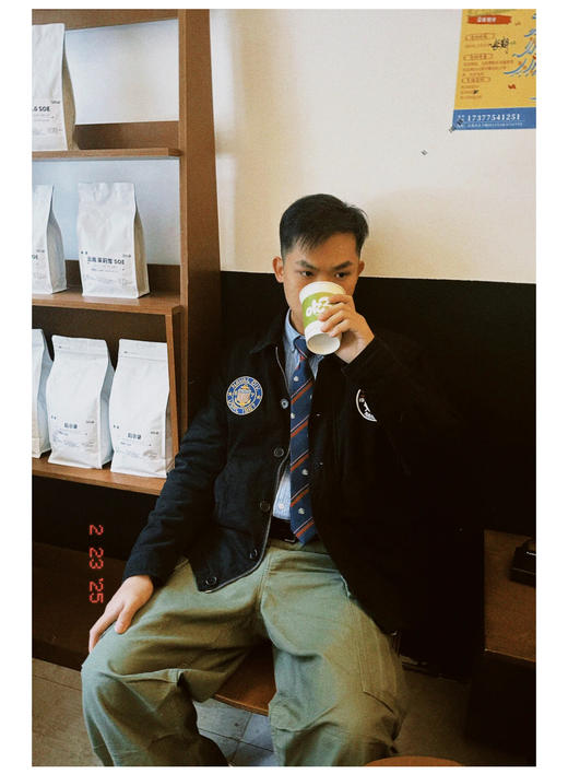 R.L 秋冬款 加棉 翻领甲板夹克 WT890 商品图1