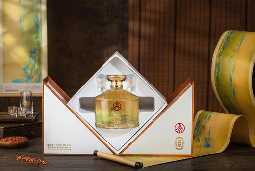 【酒体丰富醇正 醇正甘冽 绵甜爽净】五粮液国鼎千里江山大坛 LL 52%vol 植物类露酒（送千里江山图+2个酒杯） 商品图0