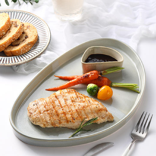 赤豪 香煎鸡排鸡胸肉大鸡扒冷冻半成品鸡排135g*10 商品图5